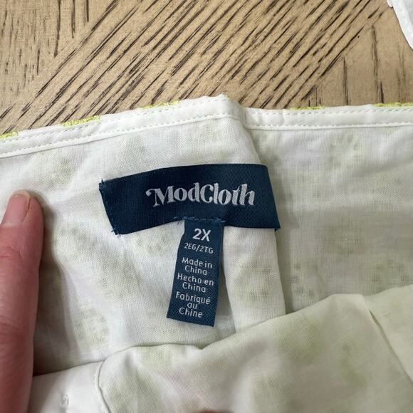 ModCloth Darling for the Prairie Peplum Tank Top 2X - Picture 5 of 11